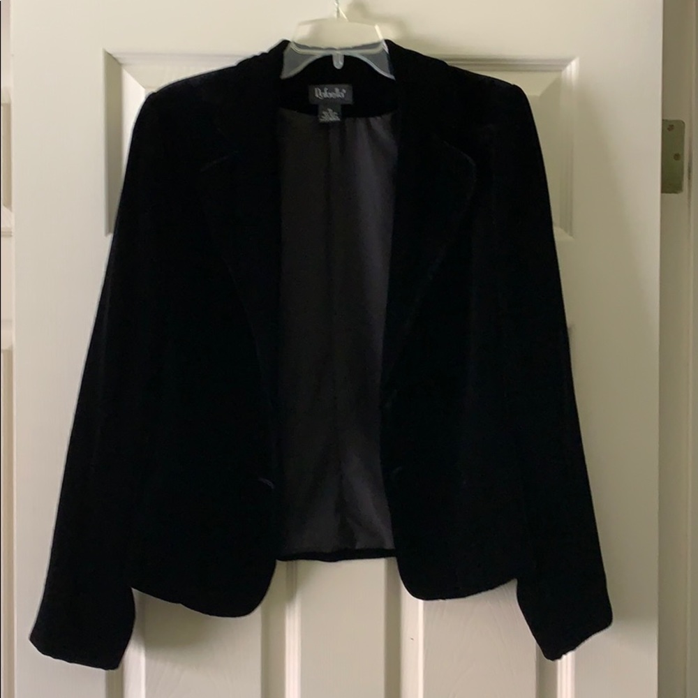 Velvet black Rafaella jacket